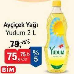 YUDUM AYÇİÇEK YAĞI 2L YUDUM AYÇİÇEK YAĞI 2L